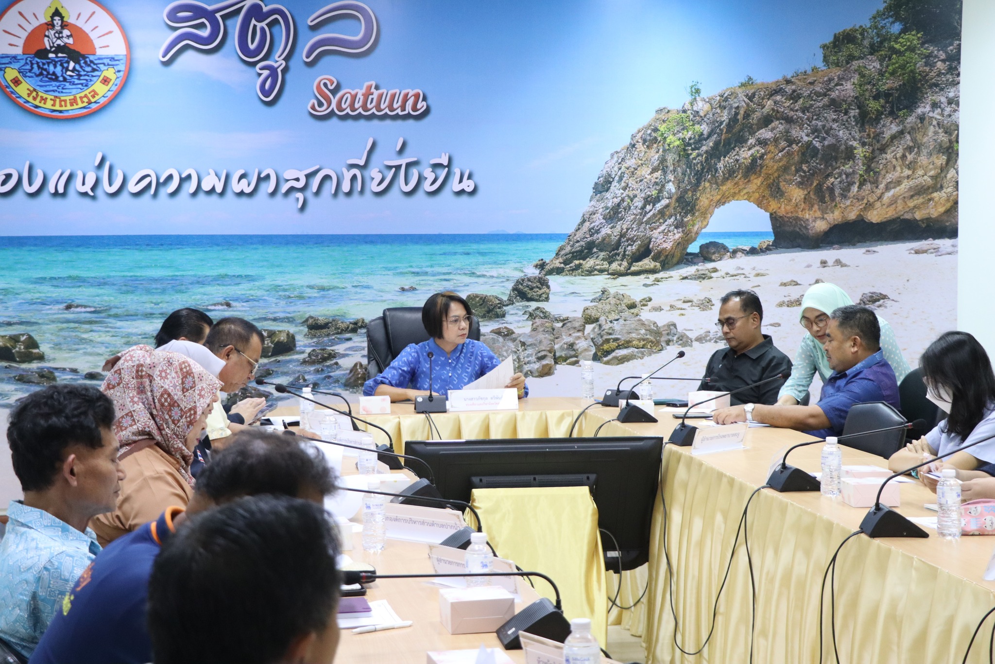 เข้าร่วมประชุมเตรียมความพร้อมการจัดการแข่งขัน Bangsila Motocross International